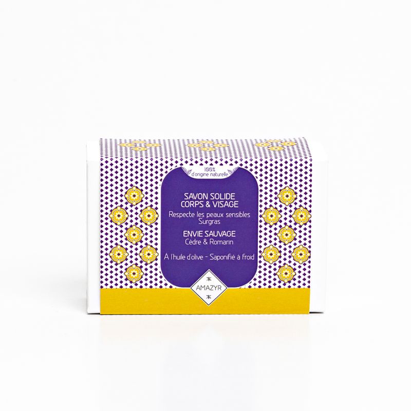 Savon solide corps & visage Envie Sauvage
