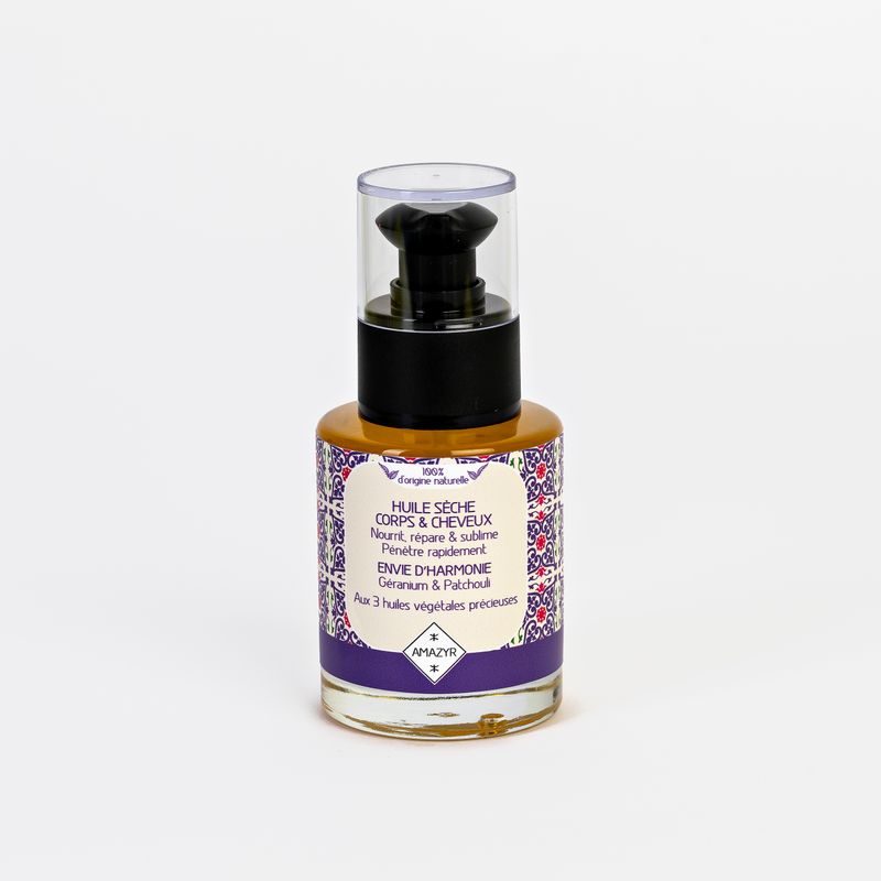 Huile sèche corps et cheveux Envie D'Harmonie