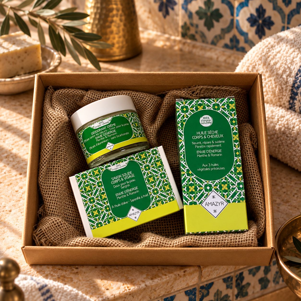 COFFRET CADEAU : LES ESSENTIELS CORPS - ENVIE D'ENERGIE