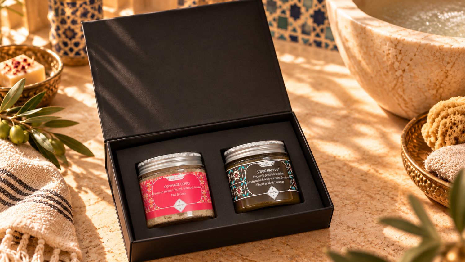 COFFRET CADEAU : HAMMAM TRADITIONNEL COFFRET CADEAU : HAMMAM TRADITIONNEL