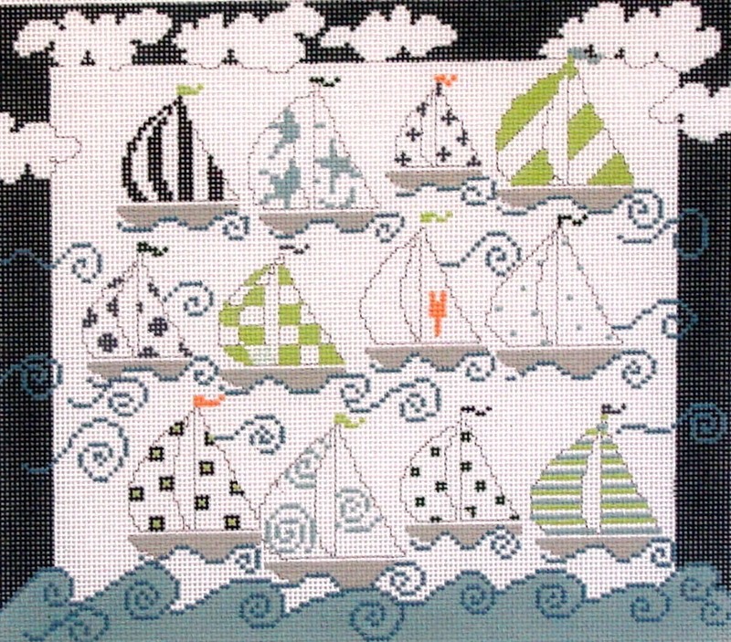 Sailboats   (Handpainted by Pippin)