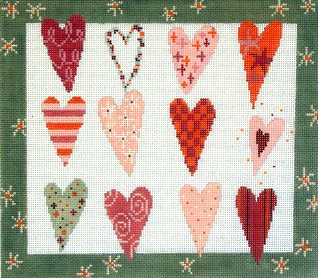 Hearts Twelve  (hand painted from Pippin Studios)*Product may take longer than usual to arrive*