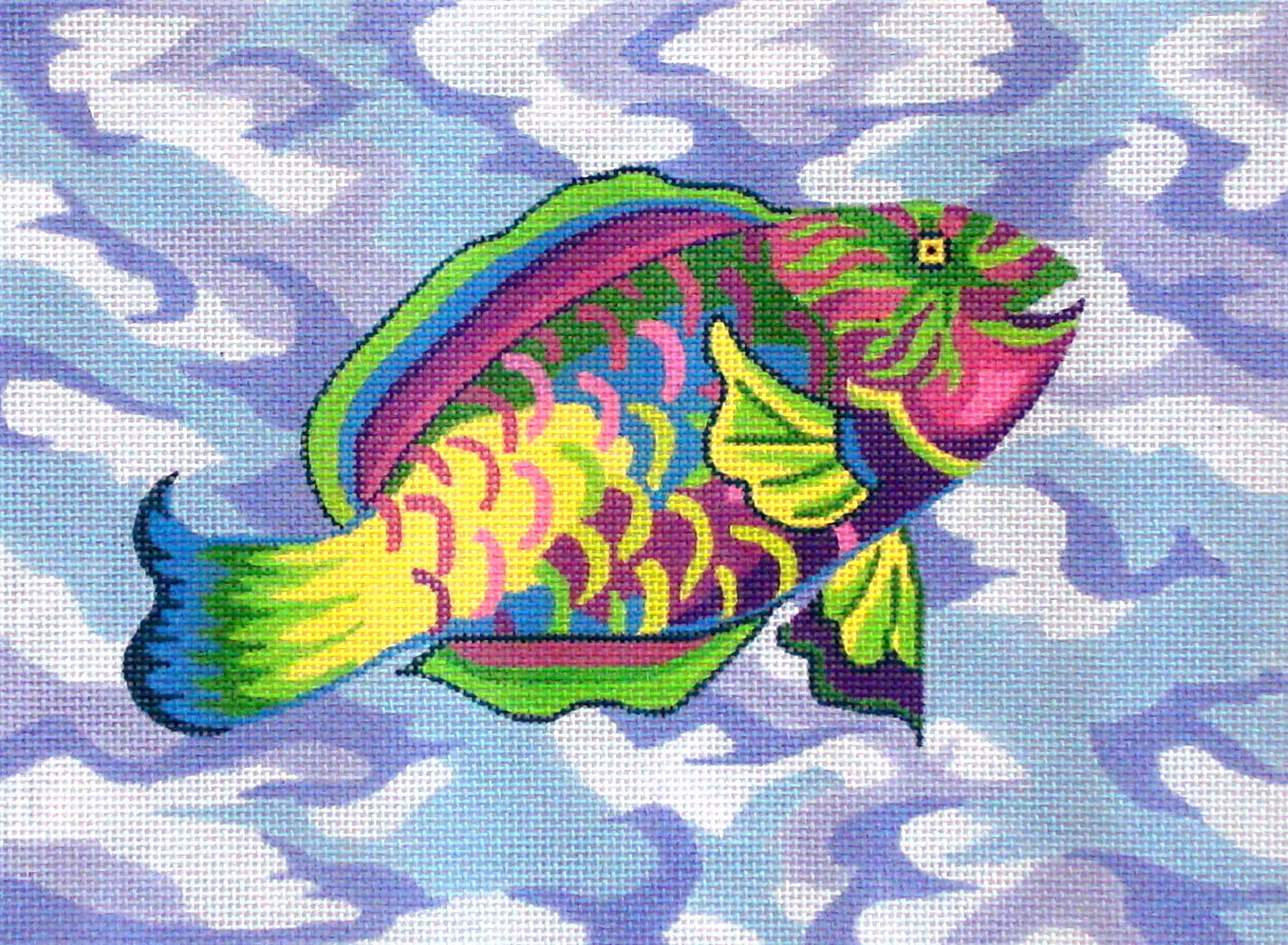 Parrot Fish        handpainted from The Point of it All