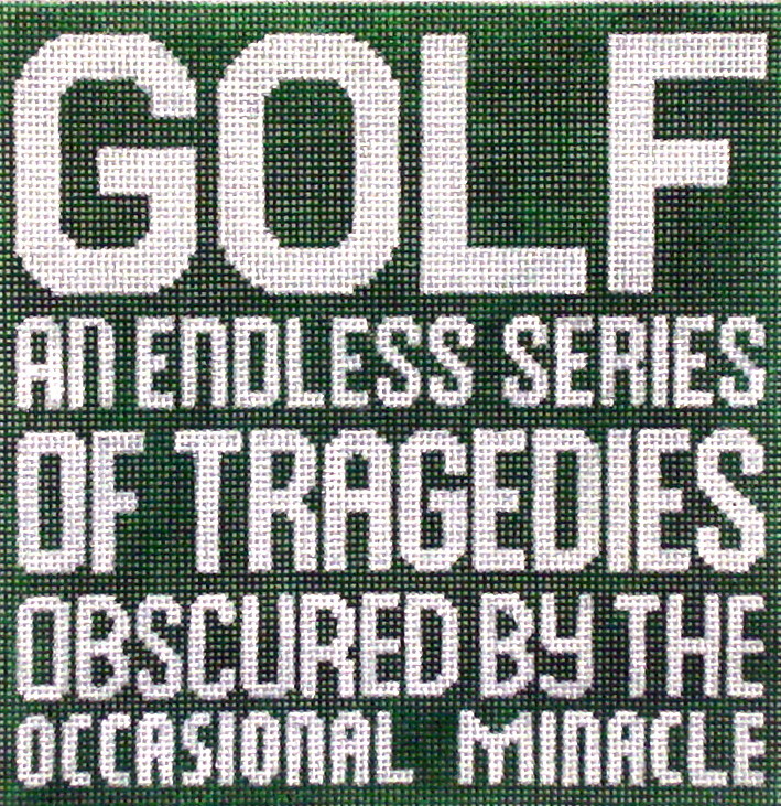 Golf an Endless handpainted from The Point of it All Designs Golf an Endless handpainted from The Point of it All Designs