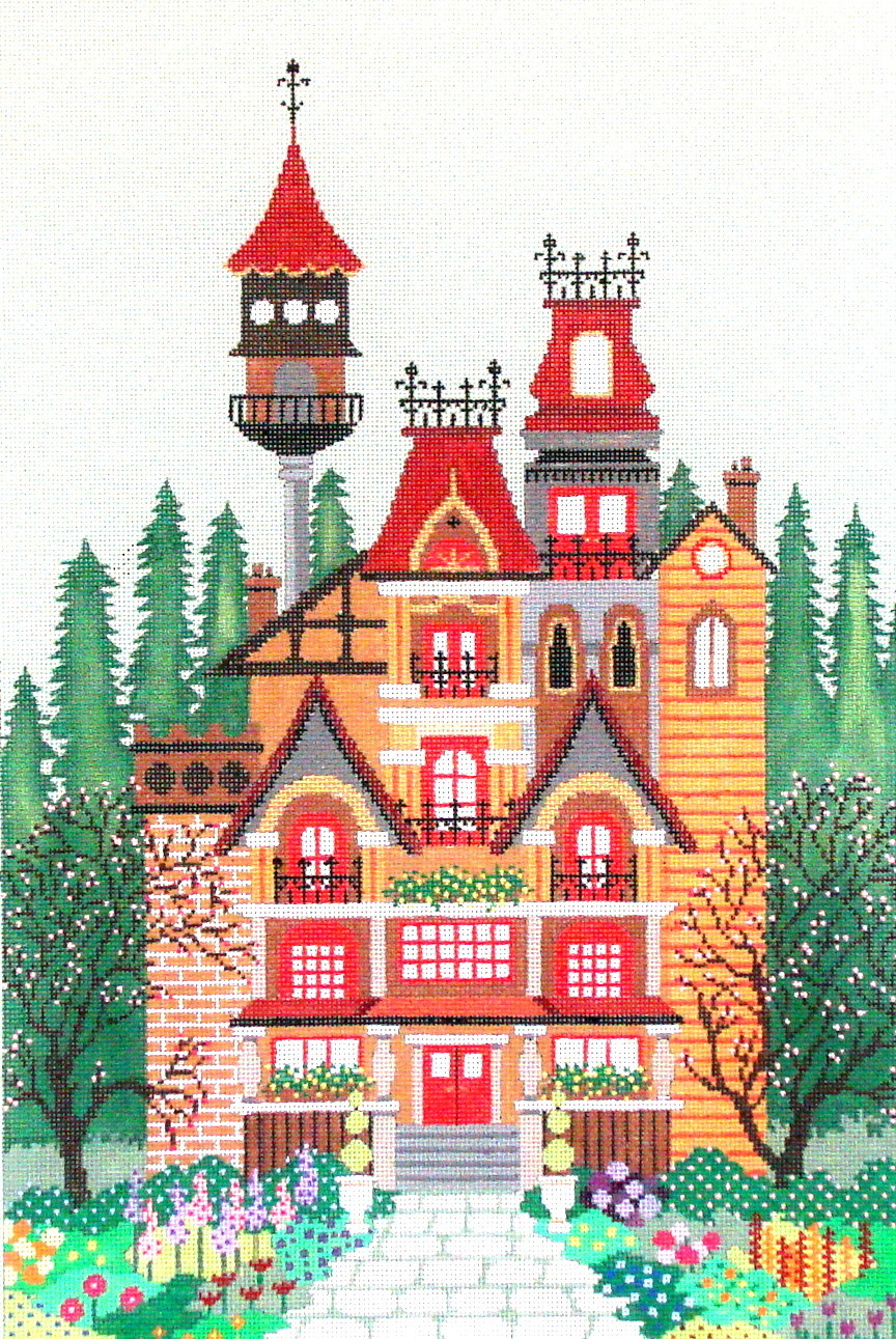 The House on the Hill     handpainted from JP Designs