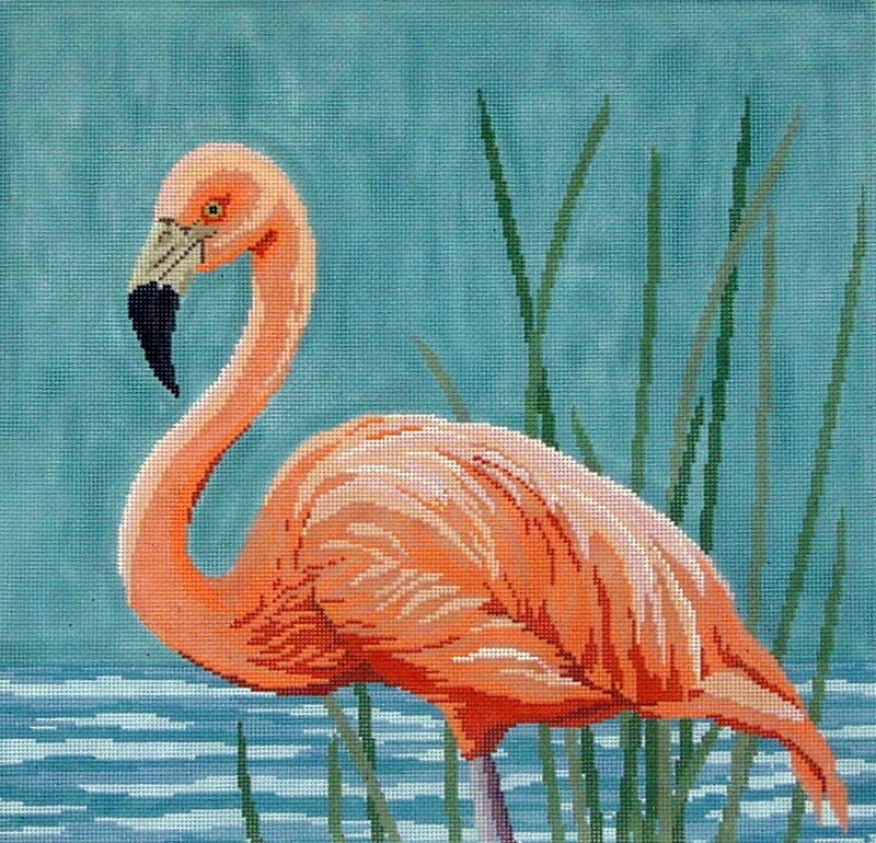 Flamingo  (Handpainted by Susan Roberts)