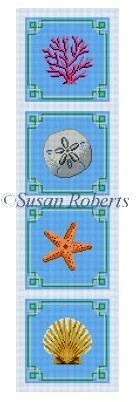 Sea Shell Coasters  (Handpainted by Susan Roberts)