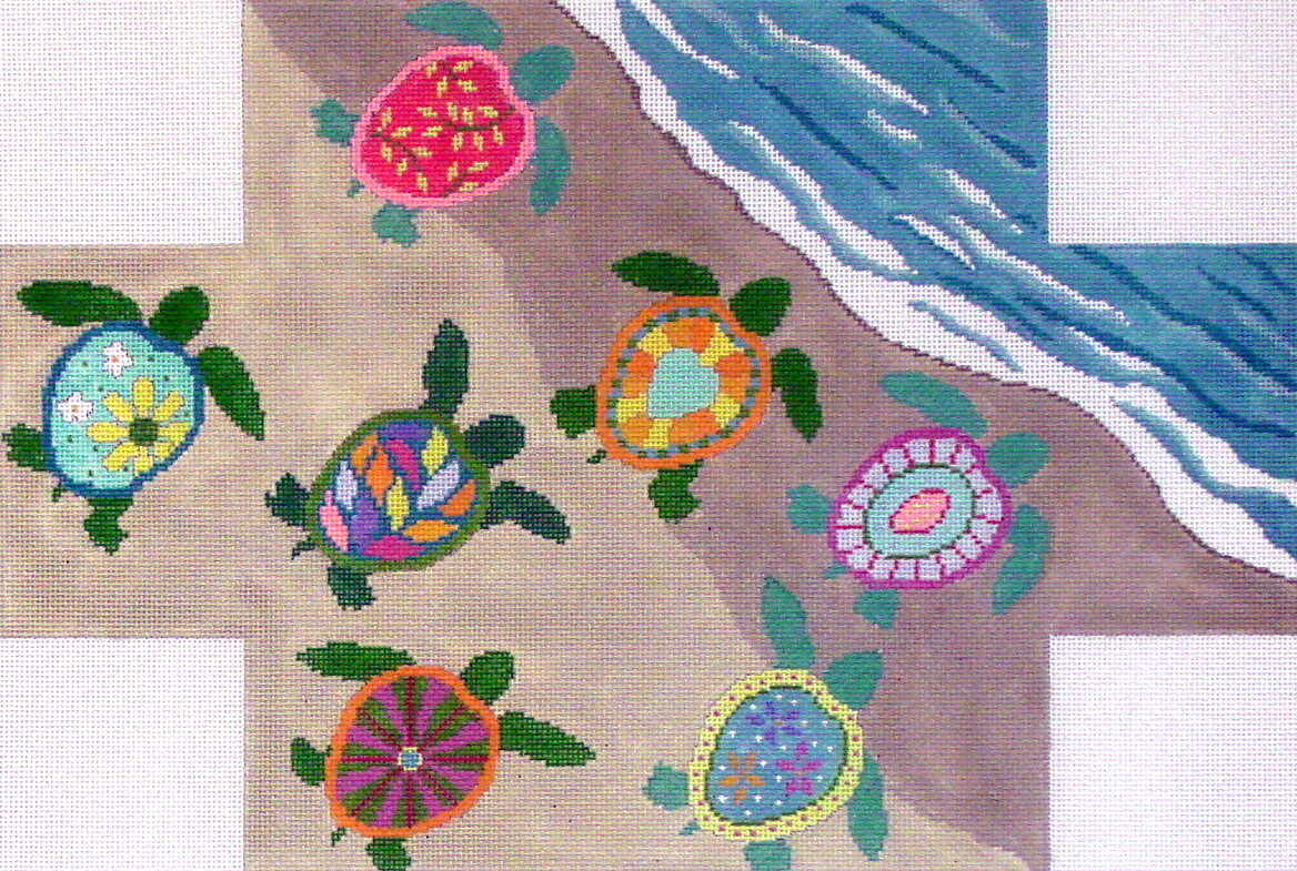 Painted Turtles Brick Cover (Handpainted by Susan Roberts)