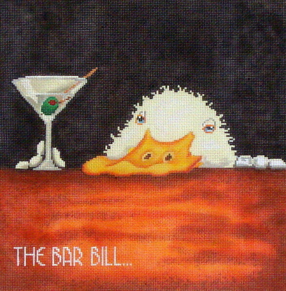 The Bar Bill.......       (handpainted canvas from CBK)