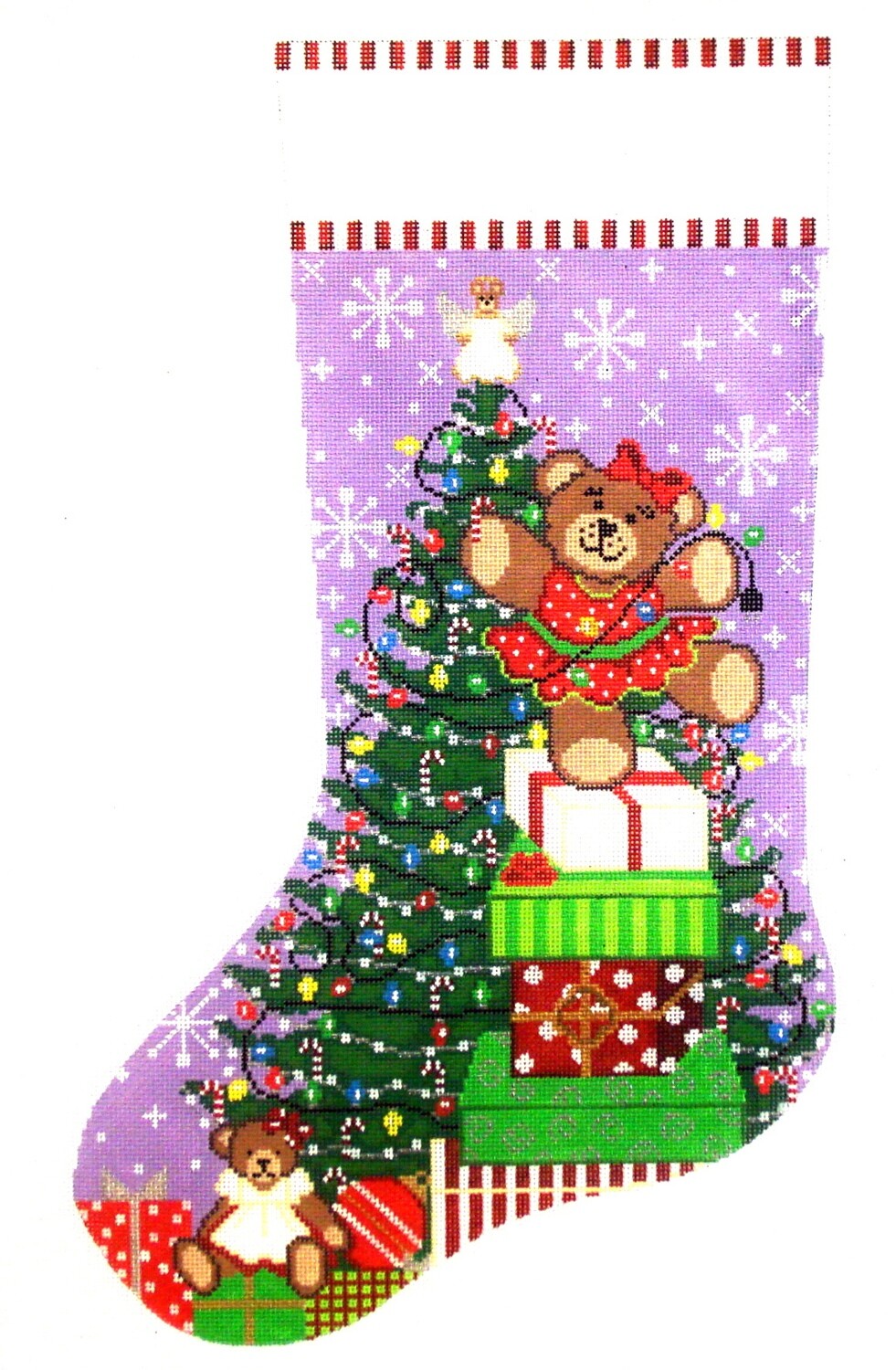 Beary Christmas    (handpainted from The Meredith Collection)
