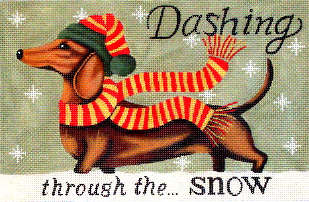 Dashing (handpainted from PLD Needlepoint) Dashing (handpainted from PLD Needlepoint)