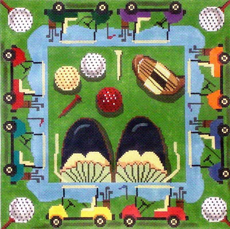 Golf   (Handpainted by Gayla Elliott)*