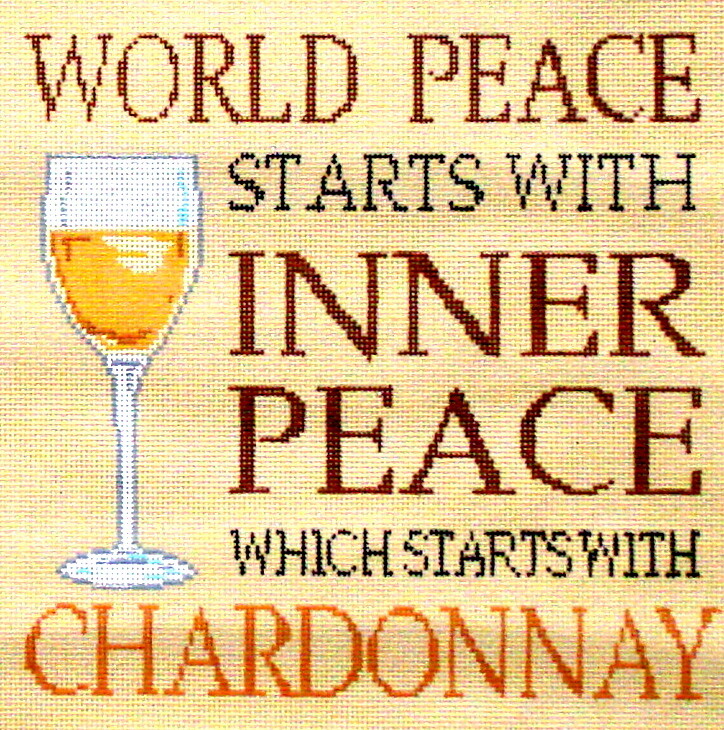 Chardonnay   (Handpainted by Sandra Gilmore from Fleur de Paris)