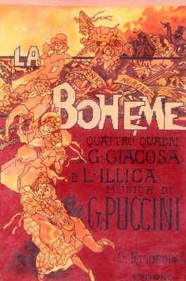 La Boheme  (handpainted from CAG designs*Product may take longer than usual to arrive*