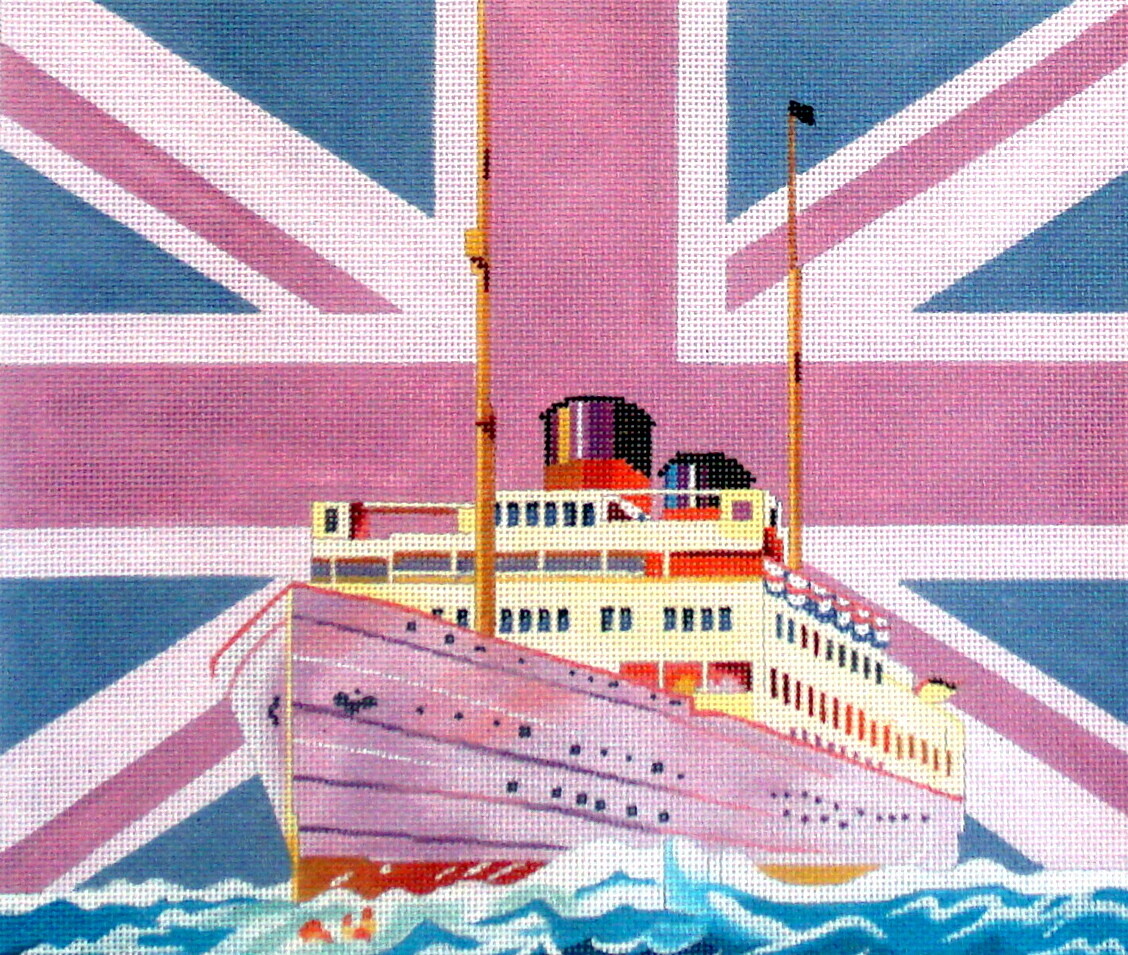 British Ship      (handpainted from Colors of Praise)