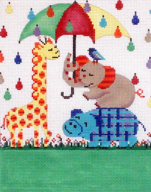 It's Raining  (Handpainted by Alice Peterson)