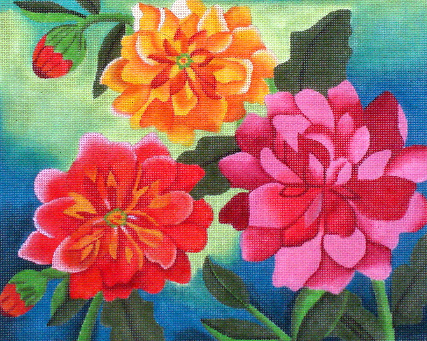 Dahlia Garden    (handpainted from PLD Designs)*Product may take longer than usual to arrive*