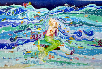Enchanted Mermaid's Dream (Handpainted by Dede Designs)*Product may take longer than usual to arrive*