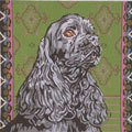 Black Cocker Spaniel      (Handpainted by Barbara Russell Designs)*Product may take longer than usual to arrive*