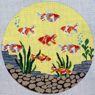 Round Fish (Handpainted from J. Child Designs) Round Fish (Handpainted from J. Child Designs)