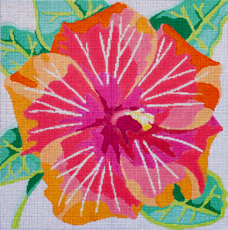 Tropical Hibiscus    (handpainted by Jean Smith)