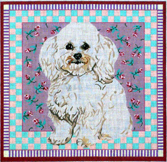 Bichon Frise ( Handpainted by Barbara Russell Designs) Bichon Frise ( Handpainted by Barbara Russell Designs)