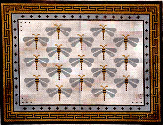 Dragonflies for You (Handpainted by JP Needlepoint)