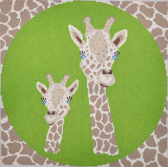 Giraffe Pillow (Handpainted by J. Child Design)