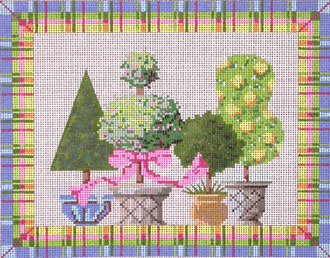 Springtime, includes stitch guide   (Handpainted by Kelly Clark Designs)
