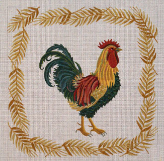 Green & Red Rooster (JP Designs) Green & Red Rooster (JP Designs)