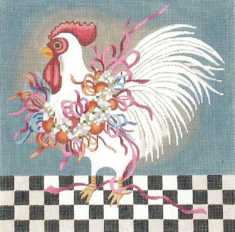 Ribbon Chicken    (handpainted by Melissa Shirley)