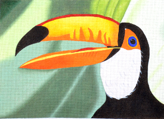 Toucan (Handpainted by Maps Designs)