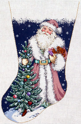 Nicholas Stocking      (Handpainted by Sandra Gilmore Designs)*Product may take longer than usual to arrive*