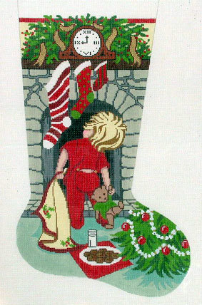 Cookies for Santa/B Stocking (Handpainted by Gayla Elliott Designs) Cookies for Santa/B Stocking (Handpainted by Gayla Elliott Designs)