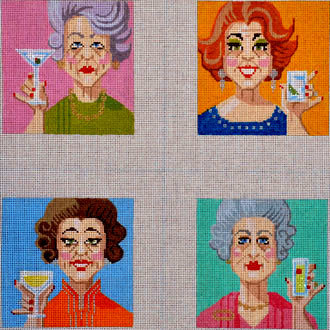 Ladies Who Lunch, (Handpainted from Labors of Love) Ladies Who Lunch, (Handpainted from Labors of Love)