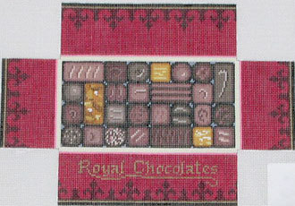 Box of Chocolates Brick Cover (Hand painted canvas from Susan Roberts designs)*Product may take longer than usual to arrive*