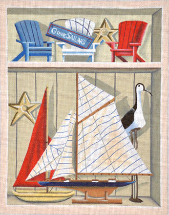 Gone Sailing (Handpainted by DJ Designs) Gone Sailing (Handpainted by DJ Designs)