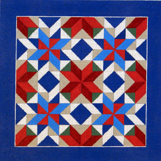 Pinwheel Star Quilt (handpainted by Susan Roberts Designs) Pinwheel Star Quilt (handpainted by Susan Roberts Designs)