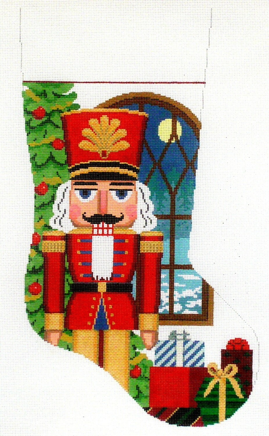 Nutcracker in Window    (hand painted from Susan Roberts)