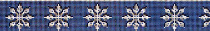 Snowflakes Belt (Handpainted by HSN Designs)