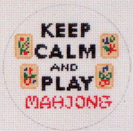 Keep Calm & Play Mahjon    (handpainted from Kate Dickerson)