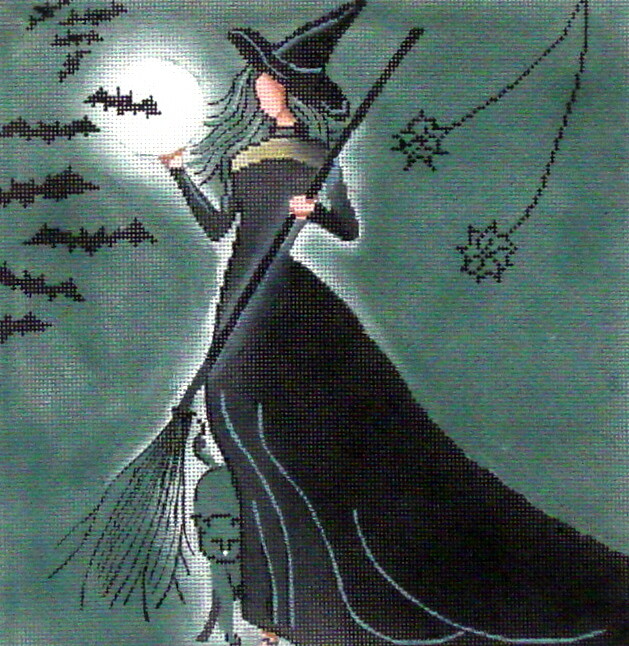 Sophisticated Witch  (handpainted from Patti Mann