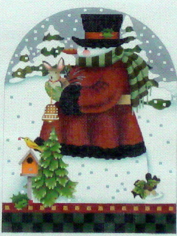 Wild Wood Snowman Standup   (handpainted by Melissa Shirley)*Product may take longer than usual to arrive*