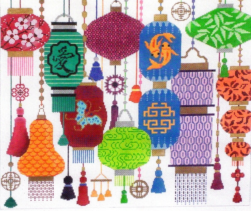 "Chinese Lanterns"  (Handpainted by JPNP)