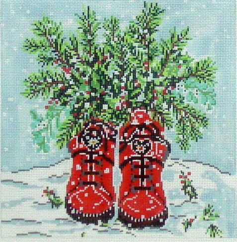 Winter Boots   (Handpainted by Cooper Oaks)