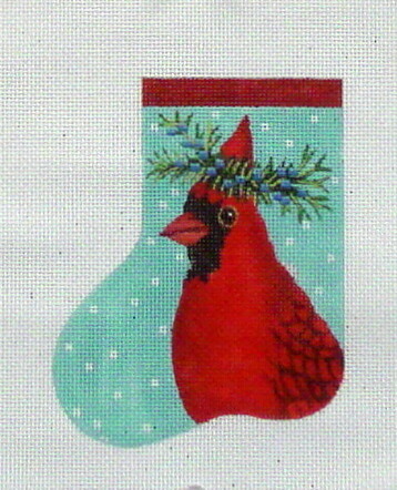 Rosemary Mini-Sock  (Handpainted by Vicki Sawyer by Melissa Shirley Designs)