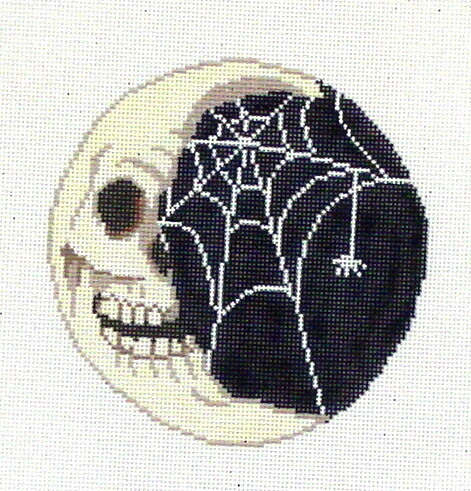 Moon/Web  (Handpainted by Shelley Tribbey)