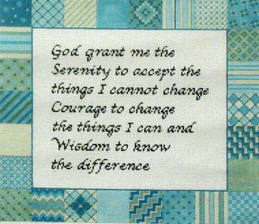 Serenity Prayer (handpainted by Susan Roberts)` Serenity Prayer (handpainted by Susan Roberts)`