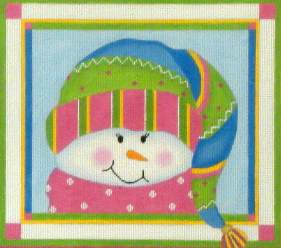 Sparkles Snow Girl w/Stitch Guide (Handpainted from Pepperberry Designs