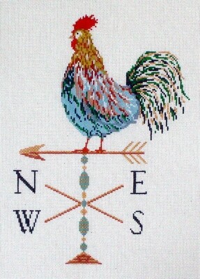 Rooster (stitch painted from Plum Stitchery)*Product may take longer than usual to arrive*